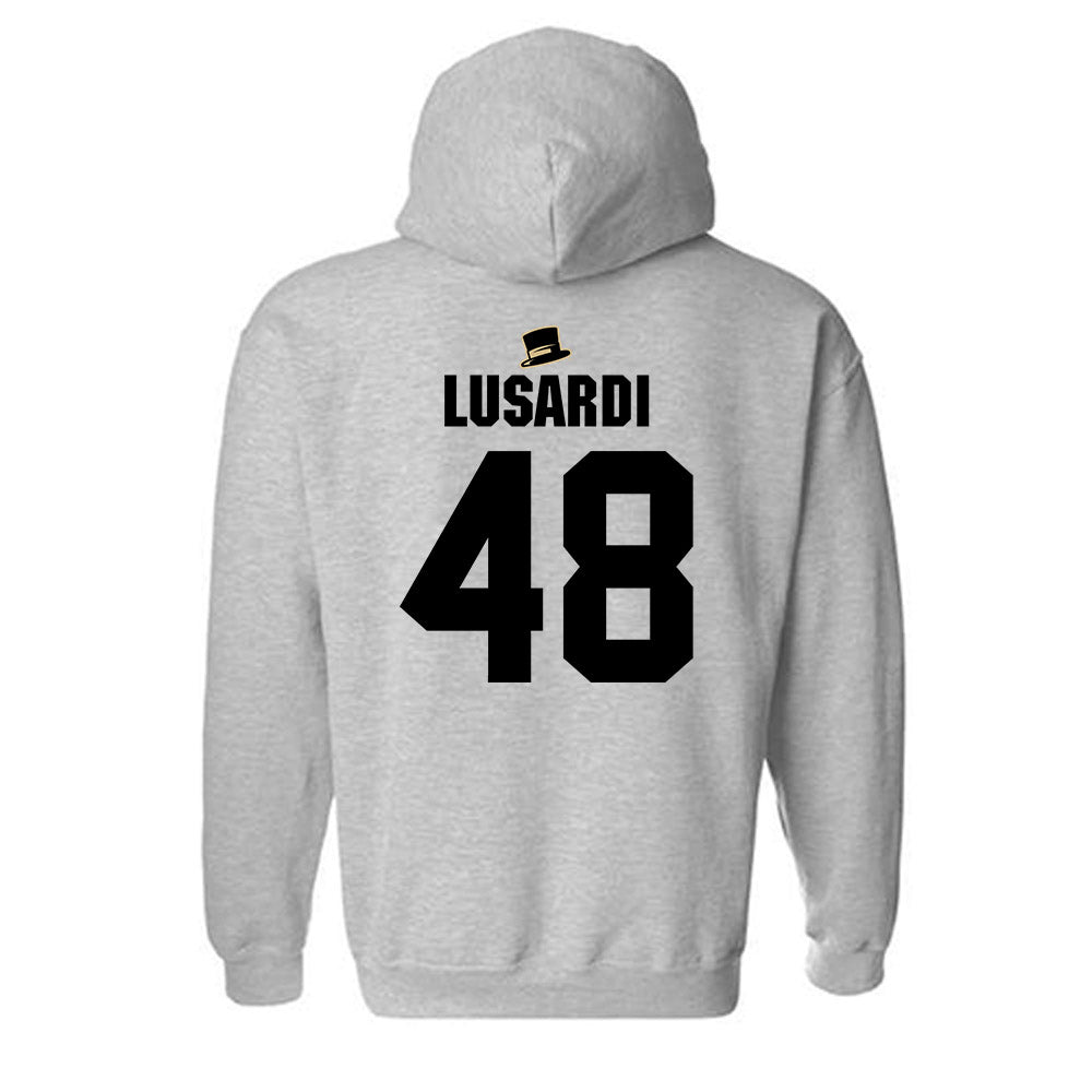 Wake Forest - NCAA Football : Matthew Lusardi - Generic Shersey Hooded Sweatshirt-1