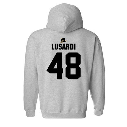 Wake Forest - NCAA Football : Matthew Lusardi - Generic Shersey Hooded Sweatshirt-1
