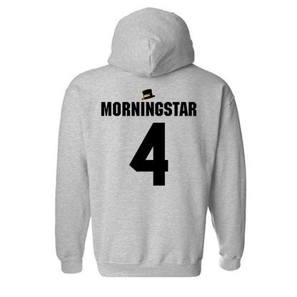 Wake Forest - NCAA Baseball : Blake Morningstar - Generic Shersey Hooded Sweatshirt-1