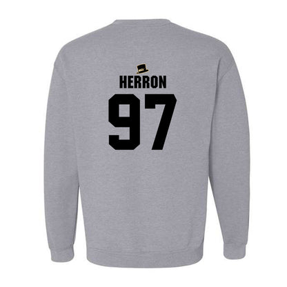 Wake Forest - NCAA Football : Matthew Herron - Generic Shersey Crewneck Sweatshirt-1