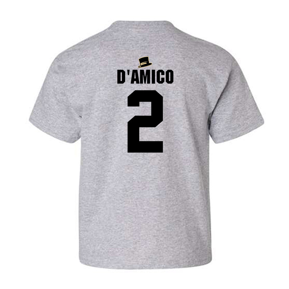 Wake Forest - NCAA Baseball : Logan D'Amico - Generic Shersey Youth T-Shirt-1