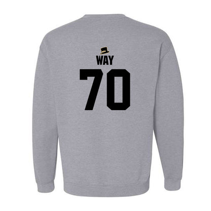 Wake Forest - NCAA Football : Will Way - Generic Shersey Crewneck Sweatshirt-1