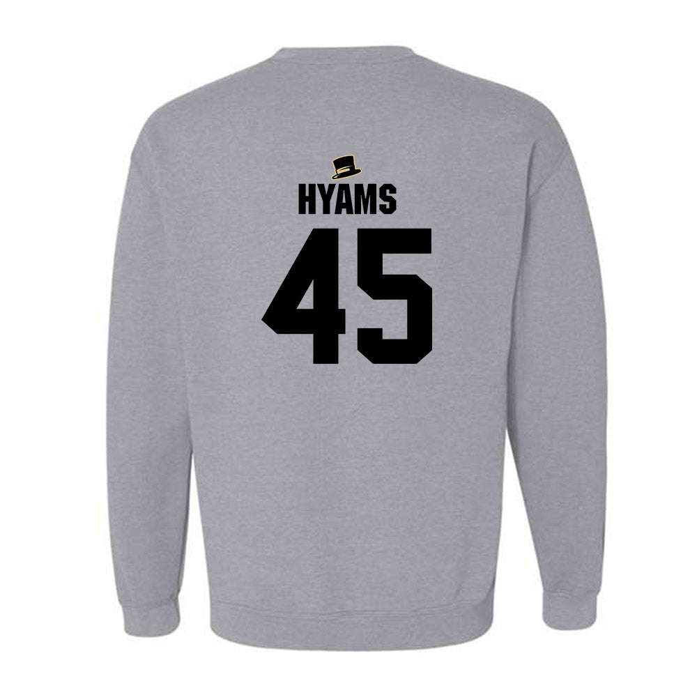 Wake Forest - NCAA Football : Ethan Hyams - Generic Shersey Crewneck Sweatshirt-1