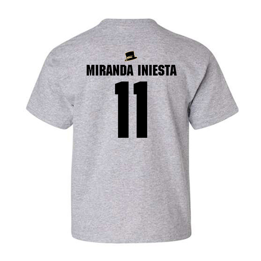 Wake Forest - NCAA Men's Soccer : Marcos Miranda Iniesta - Generic Shersey Youth T-Shirt-1