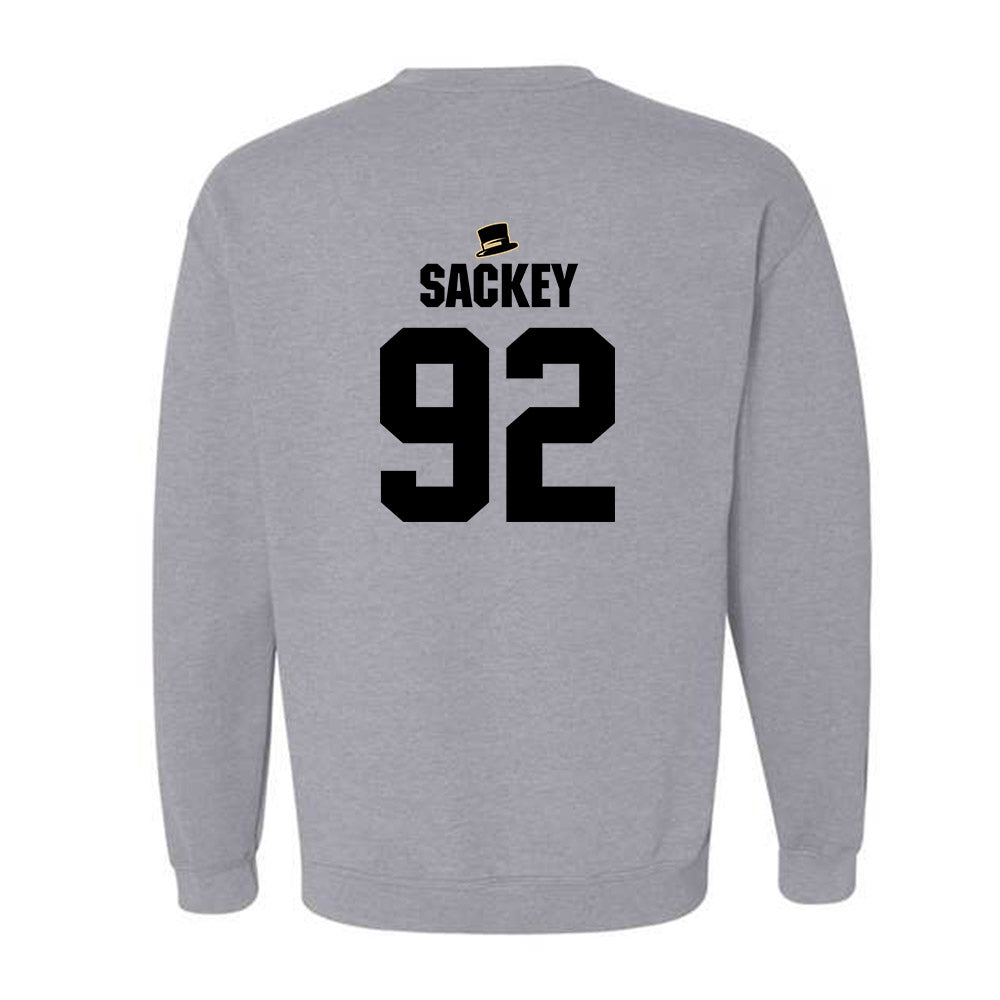 Wake Forest - NCAA Football : Sefa Sackey - Generic Shersey Crewneck Sweatshirt-1
