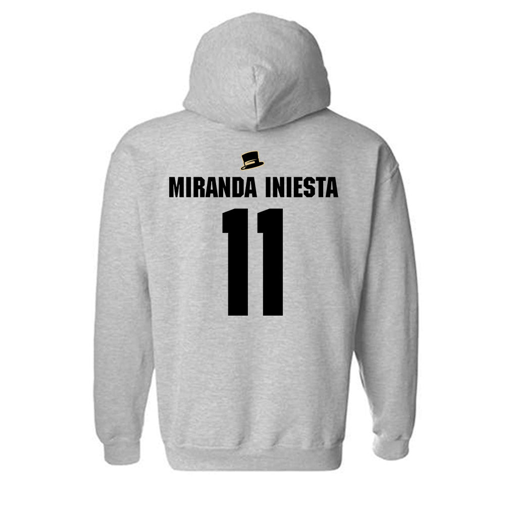 Wake Forest - NCAA Men's Soccer : Marcos Miranda Iniesta - Generic Shersey Hooded Sweatshirt-1