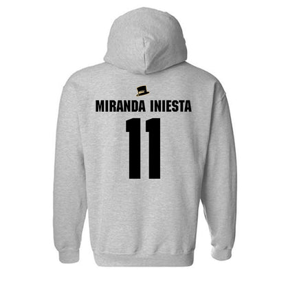 Wake Forest - NCAA Men's Soccer : Marcos Miranda Iniesta - Generic Shersey Hooded Sweatshirt-1