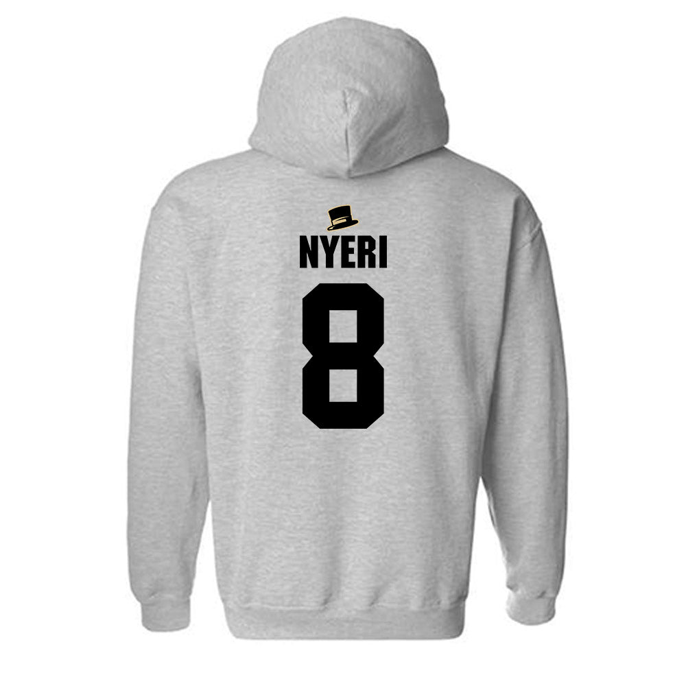 Wake Forest - NCAA Men's Basketball : Ring Nyeri - Generic Shersey Hooded Sweatshirt-1