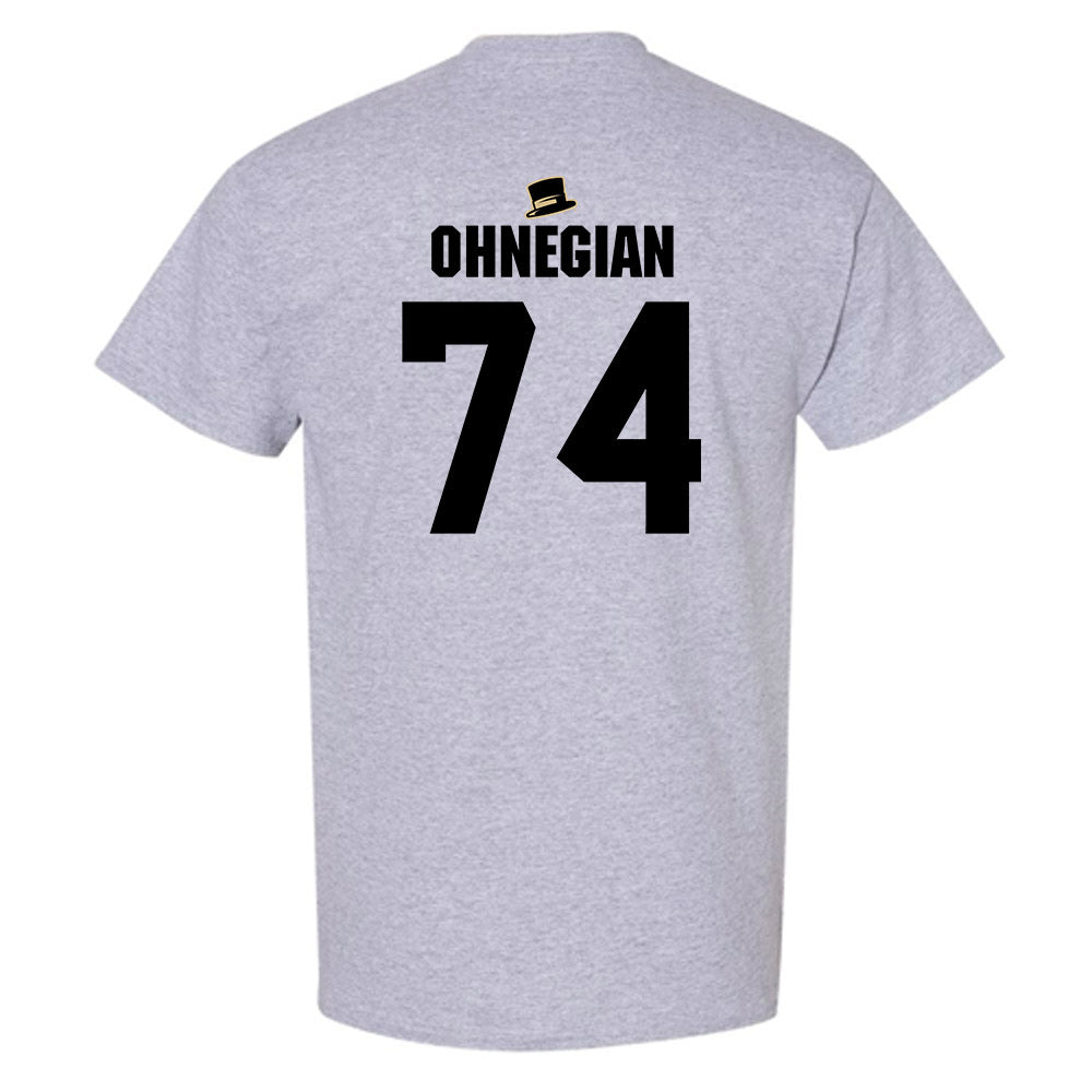 Wake Forest - NCAA Football : John Ohnegian - Generic Shersey T-Shirt-1