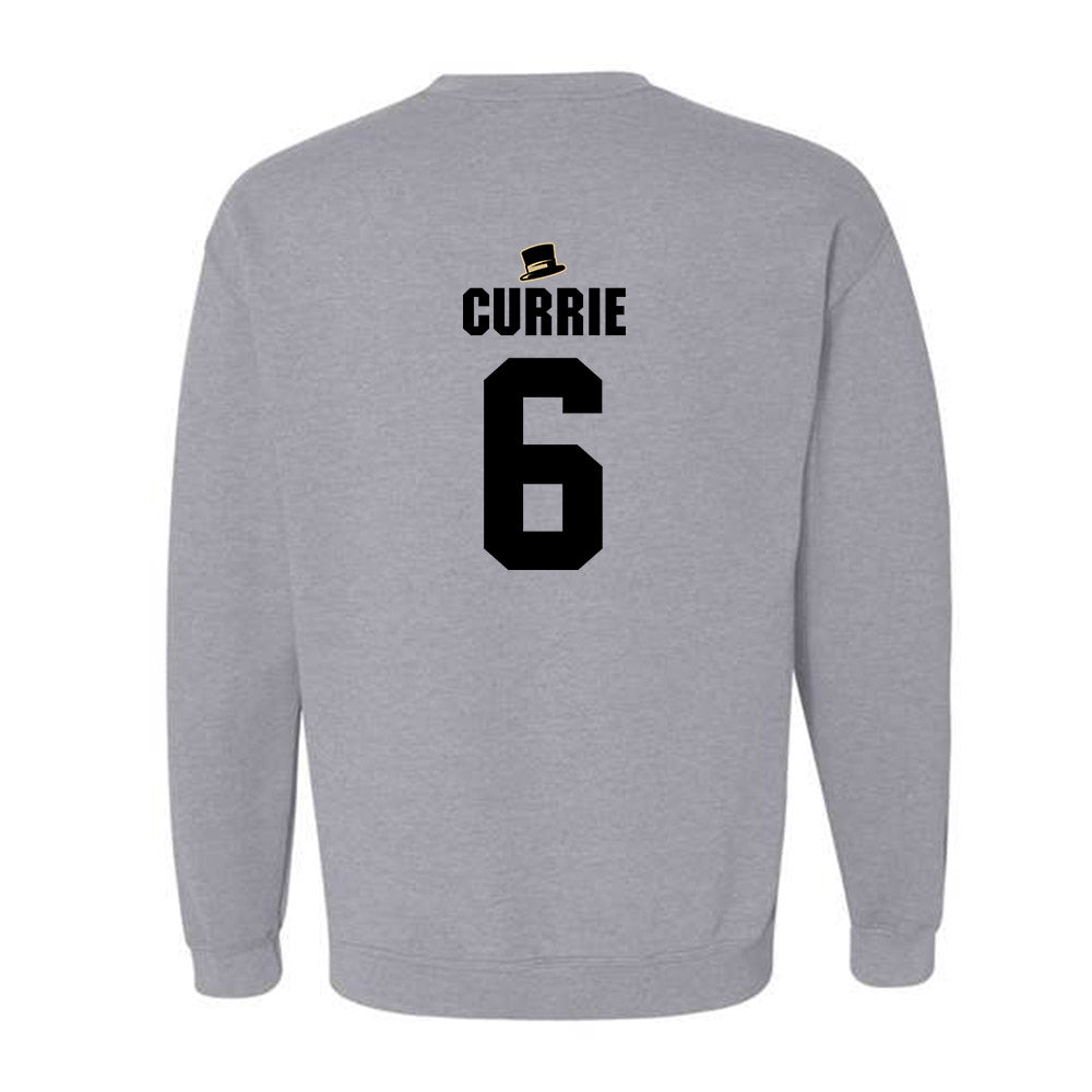 Wake Forest - NCAA Men's Soccer : Lorenze Currie - Generic Shersey Crewneck Sweatshirt-1