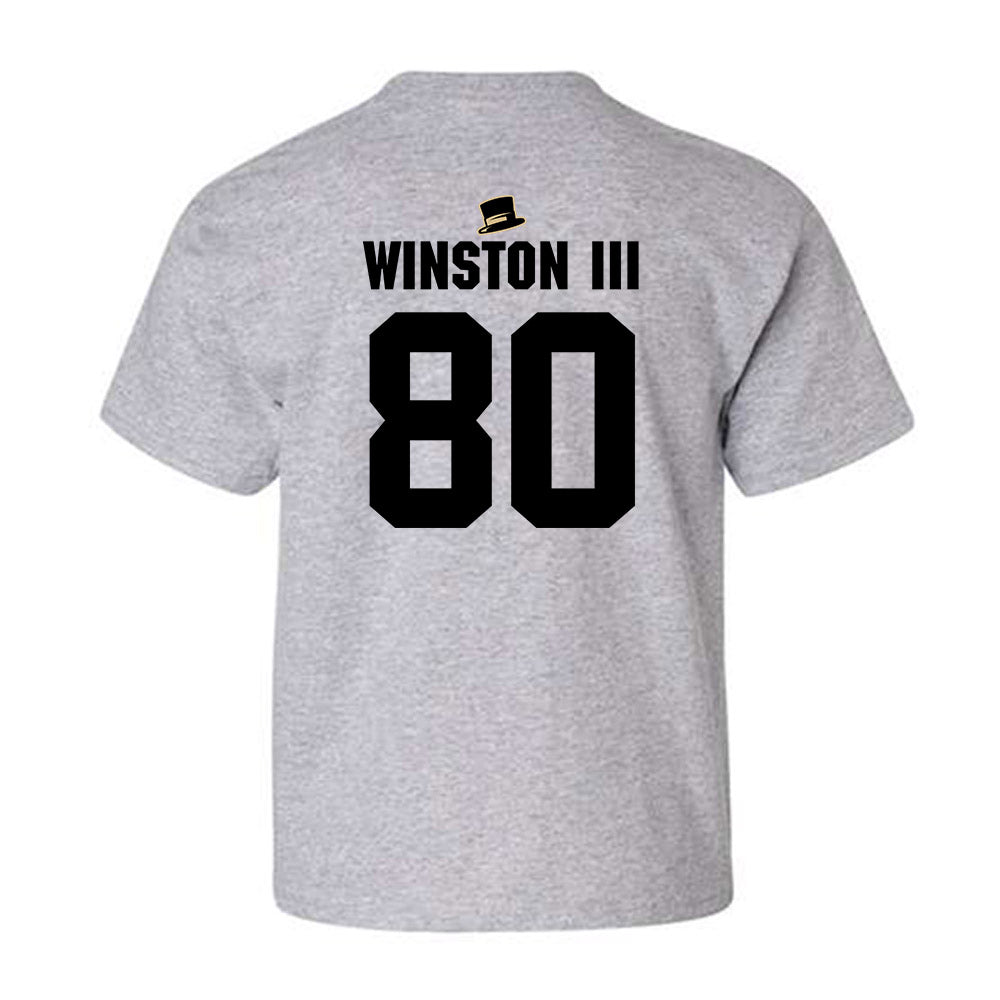 Wake Forest - NCAA Football : Braxton Winston III - Generic Shersey Youth T-Shirt-1
