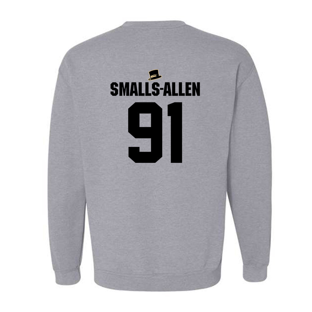 Wake Forest - NCAA Football : Lucas Smalls-Allen - Generic Shersey Crewneck Sweatshirt-1