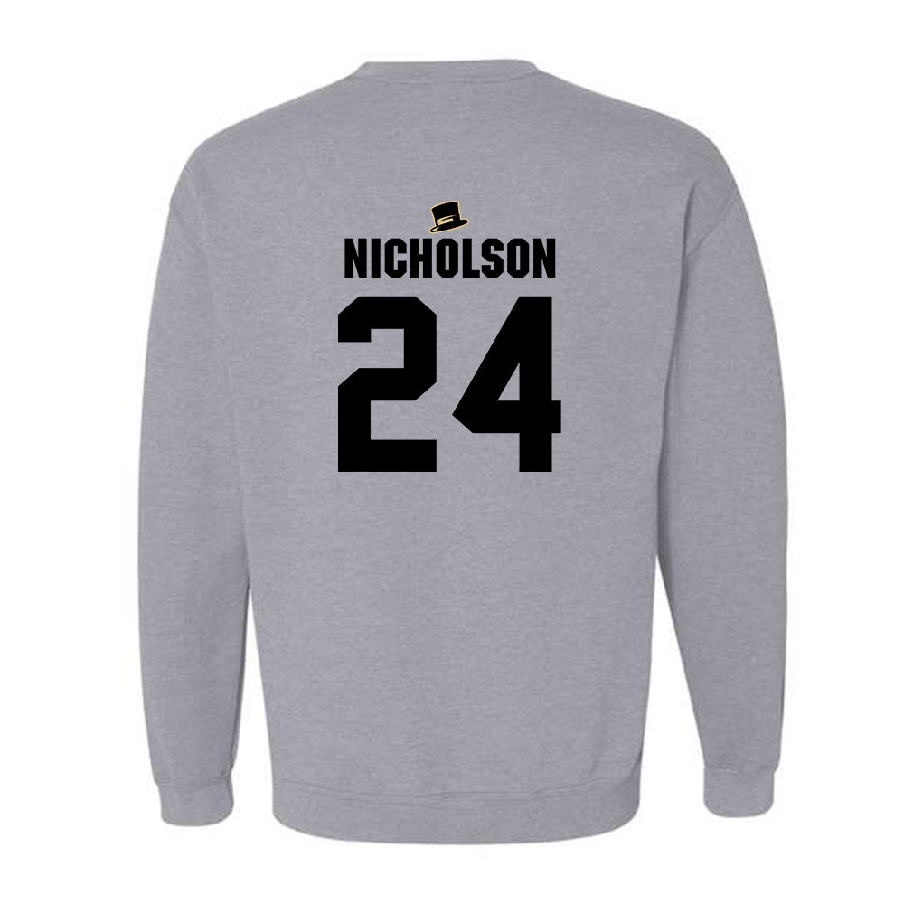 Wake Forest - NCAA Baseball : Grant Nicholson - Generic Shersey Crewneck Sweatshirt-1