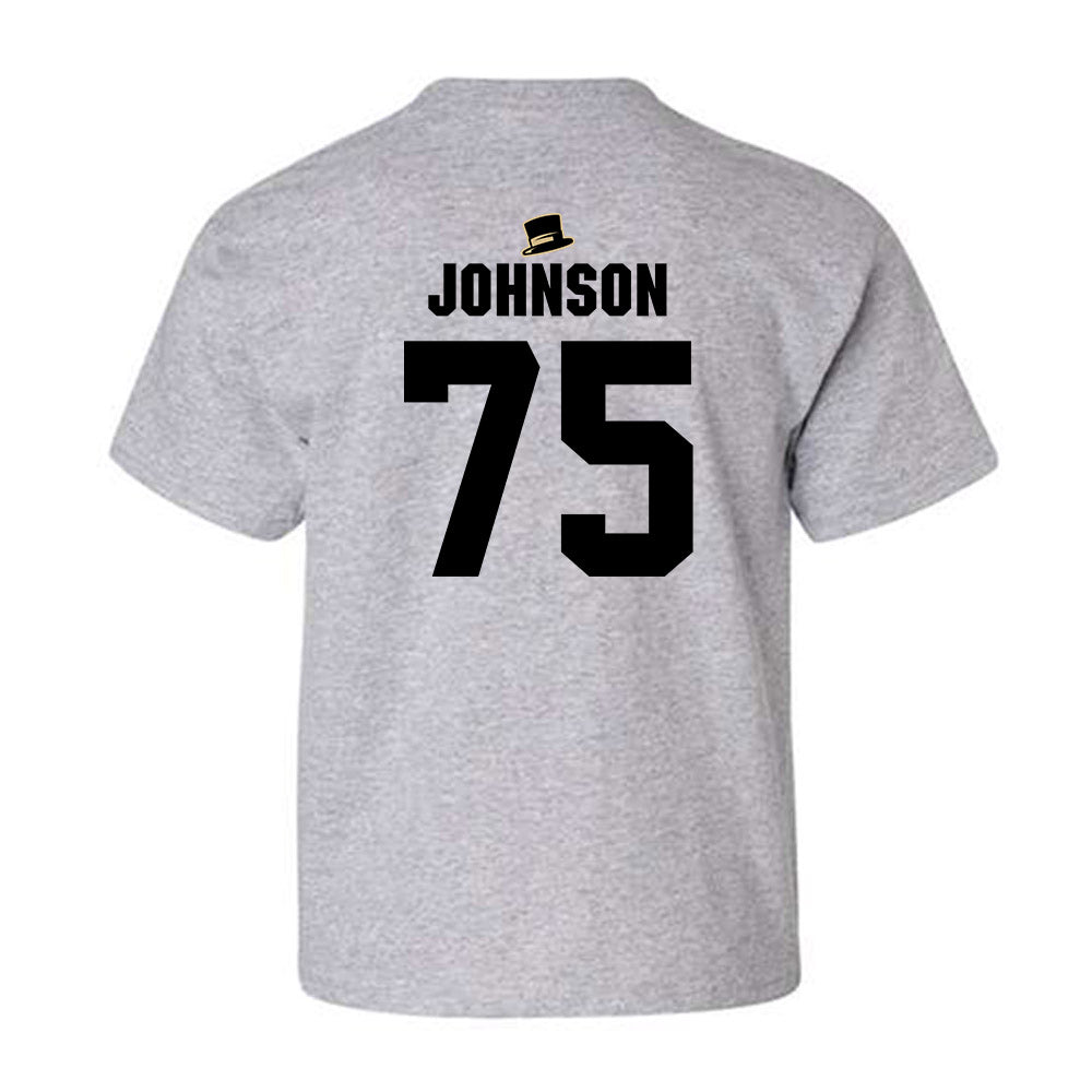 Wake Forest - NCAA Football : Derrell Johnson - Generic Shersey Youth T-Shirt-1