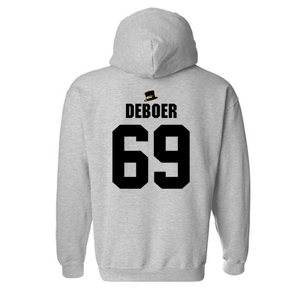 Wake Forest - NCAA Football : Dalton DeBoer - Generic Shersey Hooded Sweatshirt-1