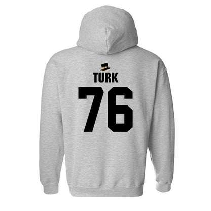 Wake Forest - NCAA Football : Fletcher Turk - Generic Shersey Hooded Sweatshirt-1