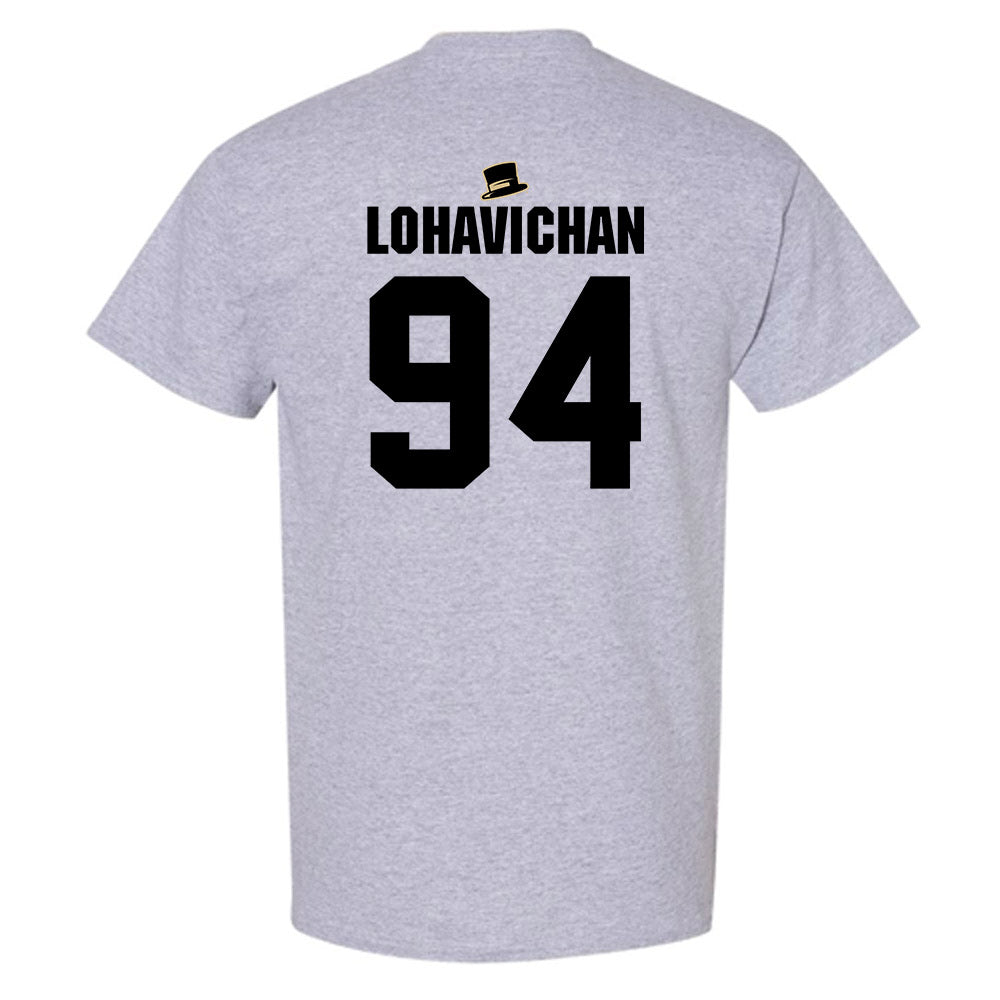 Wake Forest - NCAA Football : Zach Lohavichan - Generic Shersey T-Shirt-1