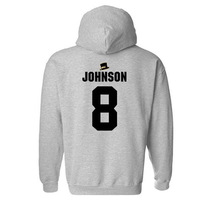 Wake Forest - NCAA Football : Braylon Johnson - Generic Shersey Hooded Sweatshirt-1