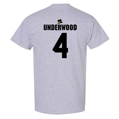 Wake Forest - NCAA Men's Basketball : Will Underwood - Generic Shersey T-Shirt-1