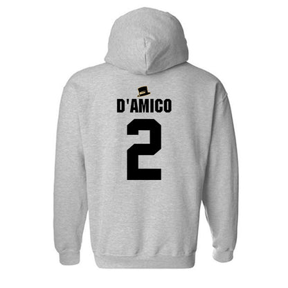Wake Forest - NCAA Baseball : Logan D'Amico - Generic Shersey Hooded Sweatshirt-1
