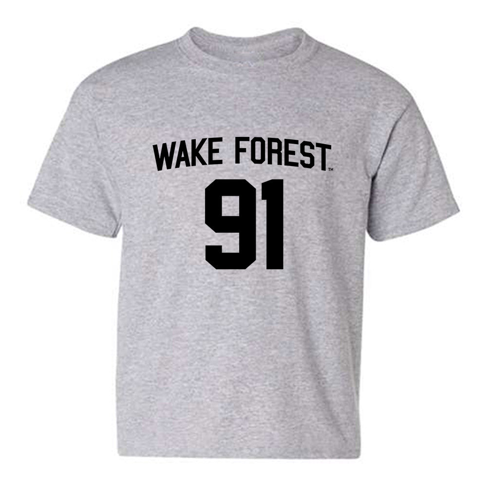 Wake Forest - NCAA Football : Lucas Smalls-Allen - Generic Shersey Youth T-Shirt-0