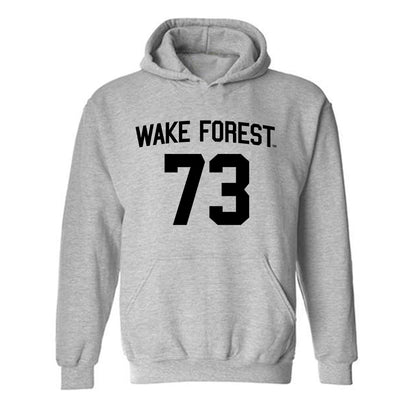 Wake Forest - NCAA Football : George Steih - Generic Shersey Hooded Sweatshirt-0