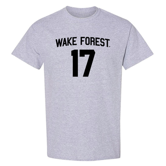 Wake Forest - NCAA Baseball : Ethan Keller - Generic Shersey T-Shirt-0