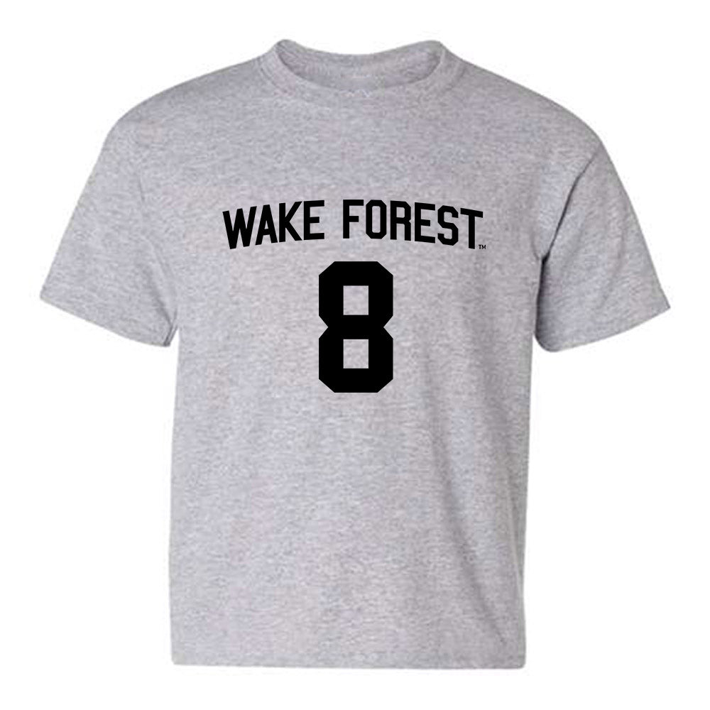 Wake Forest - NCAA Men's Soccer : David Nguema - Generic Shersey Youth T-Shirt-0