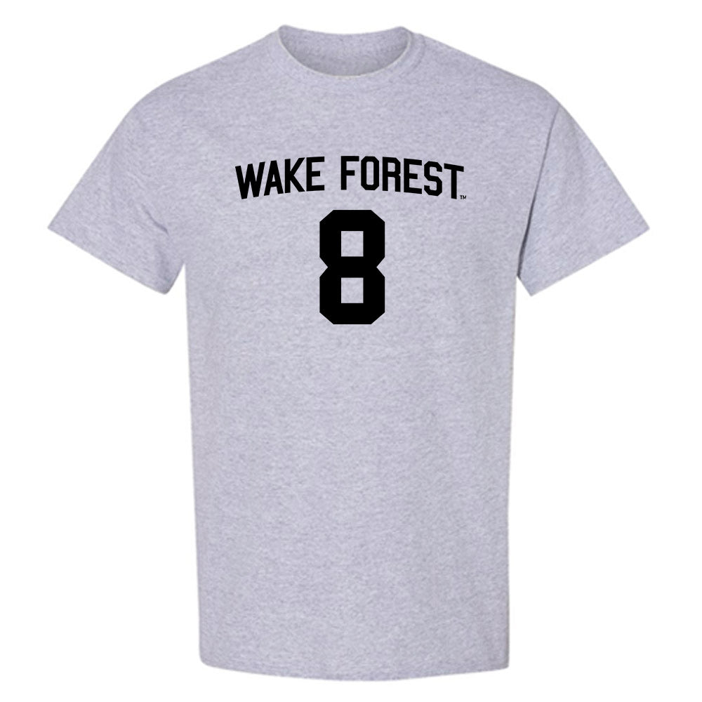 Wake Forest - NCAA Football : Braylon Johnson - Generic Shersey T-Shirt-0