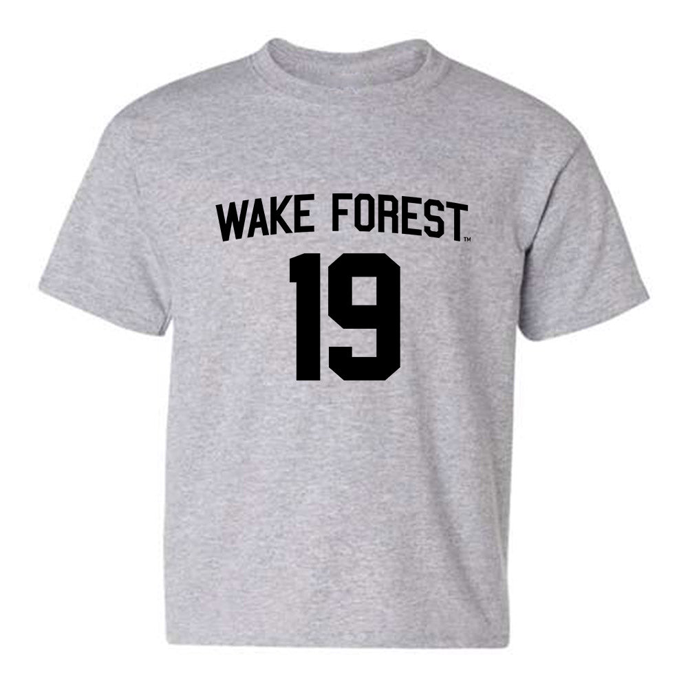 Wake Forest - NCAA Women's Soccer : Sierra Sythe - Generic Shersey Youth T-Shirt
