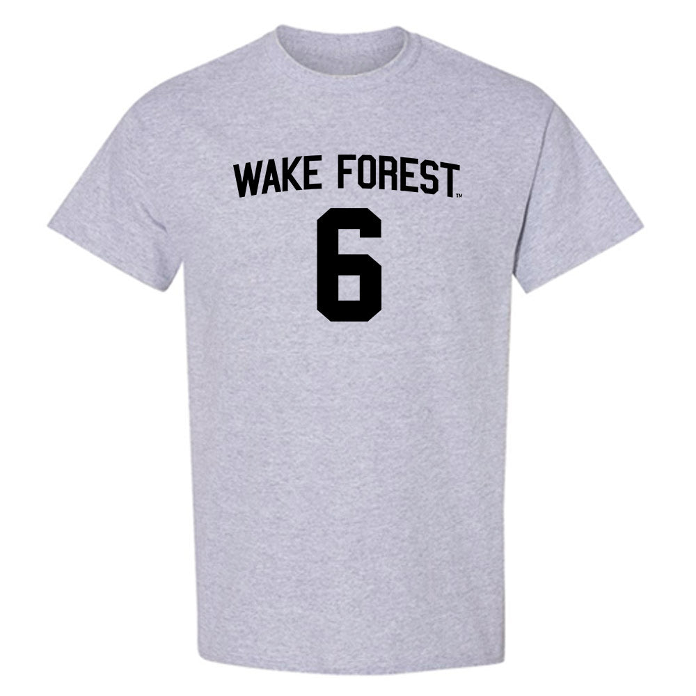 Wake Forest - NCAA Baseball : Will Holden - Generic Shersey T-Shirt-0