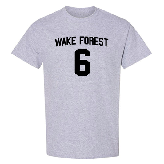Wake Forest - NCAA Baseball : Will Holden - Generic Shersey T-Shirt-0
