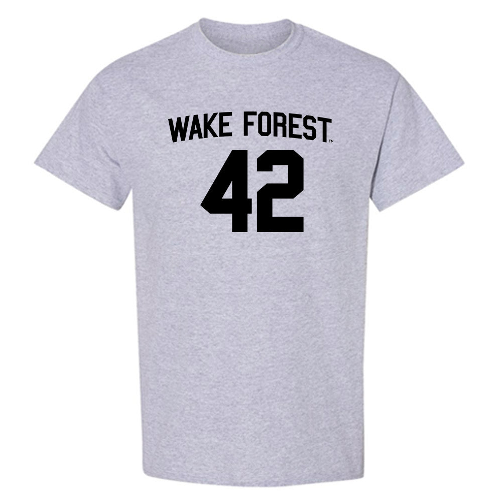 Wake Forest - NCAA Baseball : Alexander Peck - Generic Shersey T-Shirt-0