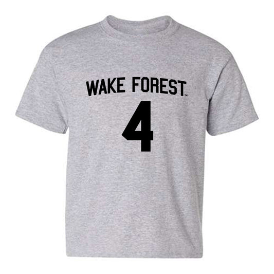 Wake Forest - NCAA Football : Ty Clark III - Generic Shersey Youth T-Shirt-0