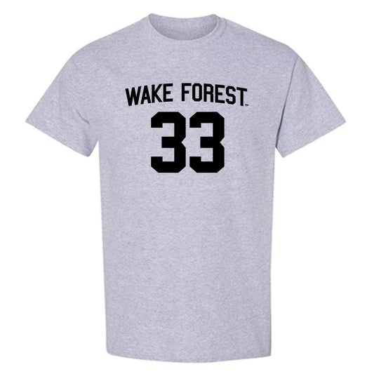 Wake Forest - NCAA Baseball : Nick Rubino - Generic Shersey T-Shirt-0