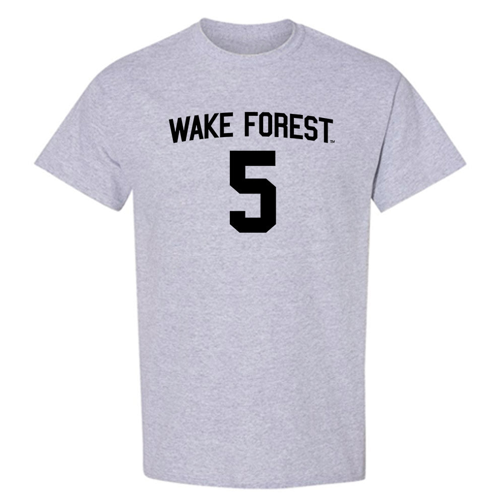 Wake Forest - NCAA Football : Kam Shanks - Generic Shersey T-Shirt-0