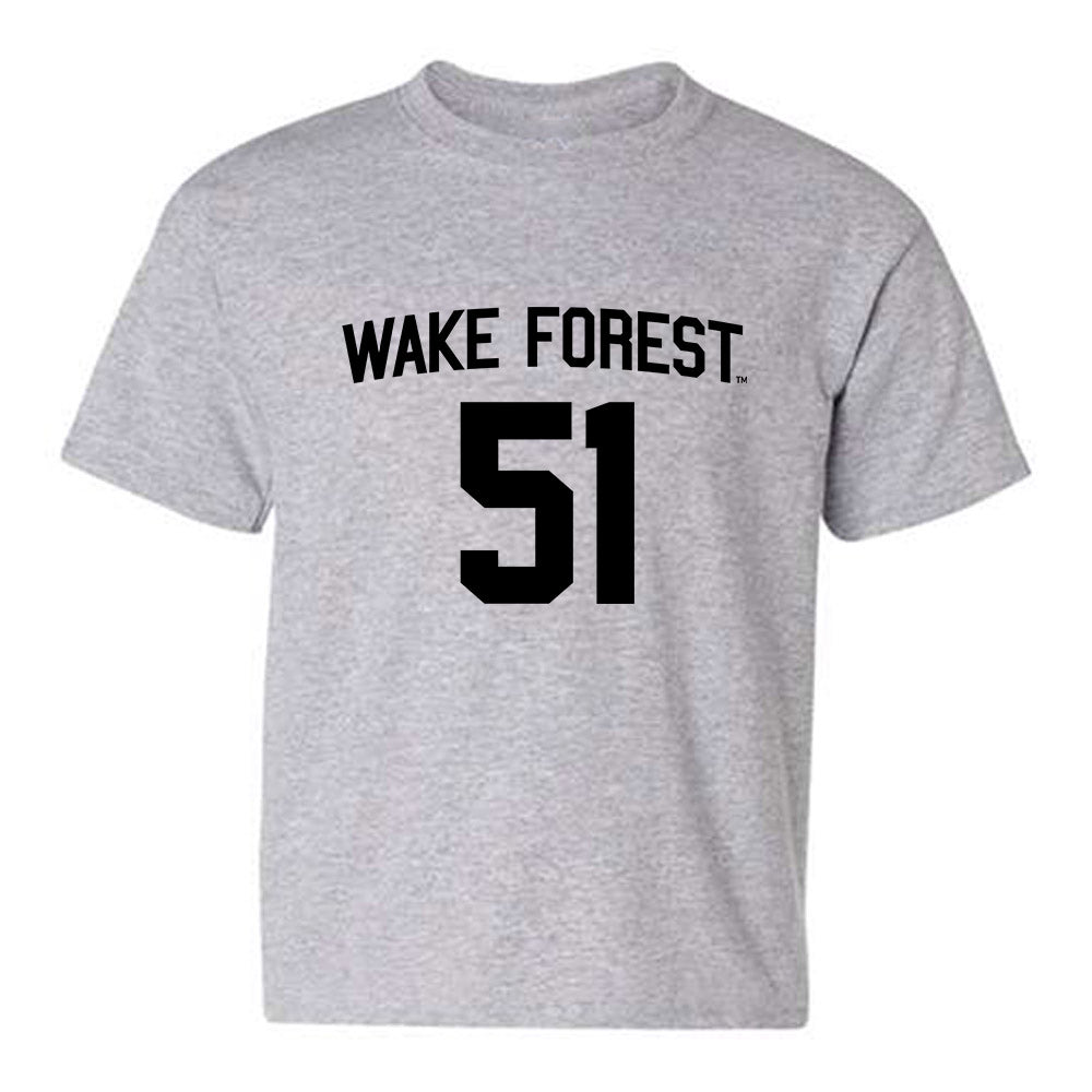 Wake Forest - NCAA Football : Devin McRae - Generic Shersey Youth T-Shirt-0
