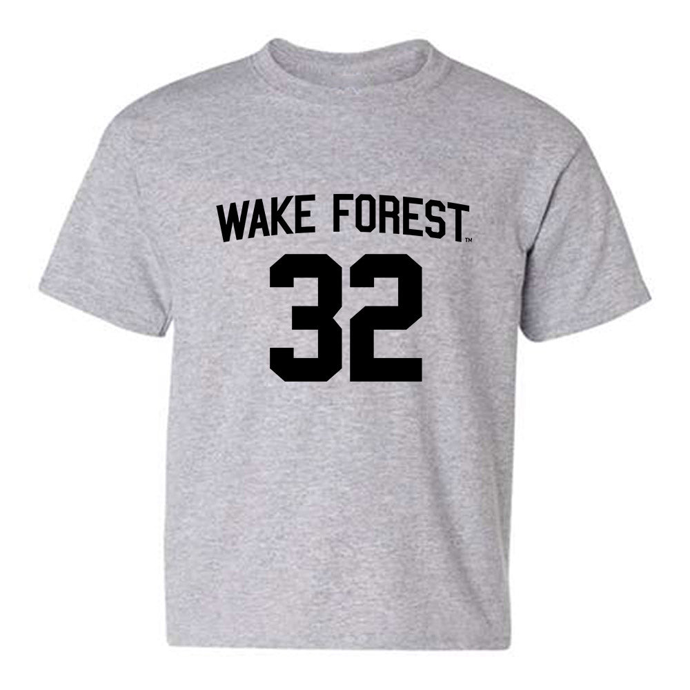 Wake Forest - NCAA Men's Soccer : Tate Lorentz - Generic Shersey Youth T-Shirt-0