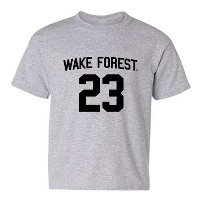 Wake Forest - NCAA Men's Soccer : Chandler Young - Generic Shersey Youth T-Shirt-0