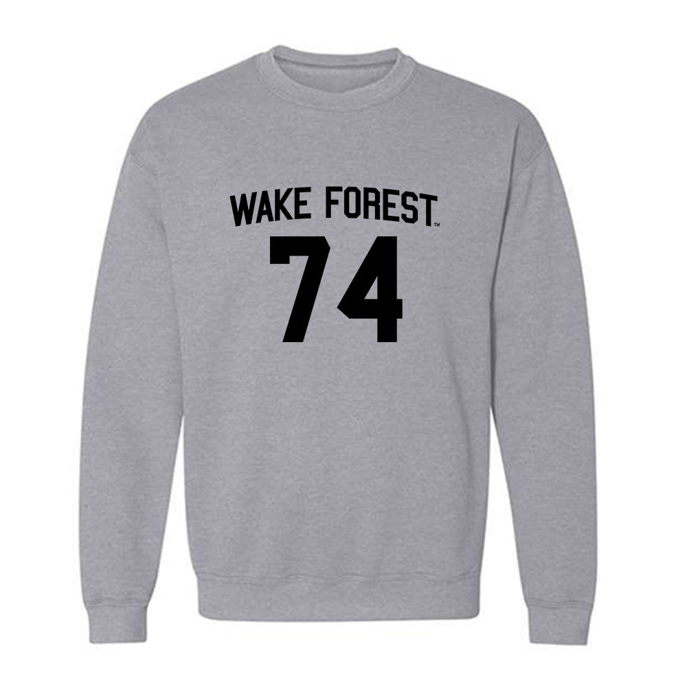 Wake Forest - NCAA Football : John Ohnegian - Generic Shersey Crewneck Sweatshirt-0
