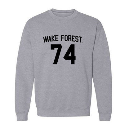Wake Forest - NCAA Football : John Ohnegian - Generic Shersey Crewneck Sweatshirt-0
