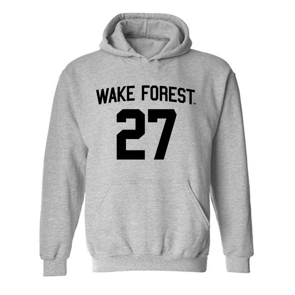 Wake Forest - NCAA Football : Ryan Henley - Generic Shersey Hooded Sweatshirt-0