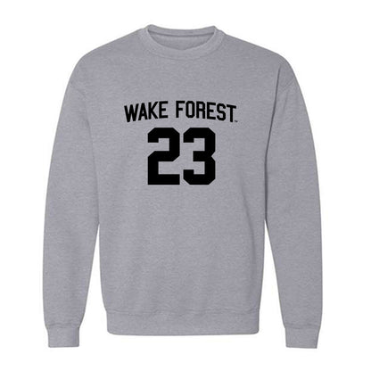 Wake Forest - NCAA Football : Zeek Jackson - Generic Shersey Crewneck Sweatshirt-0