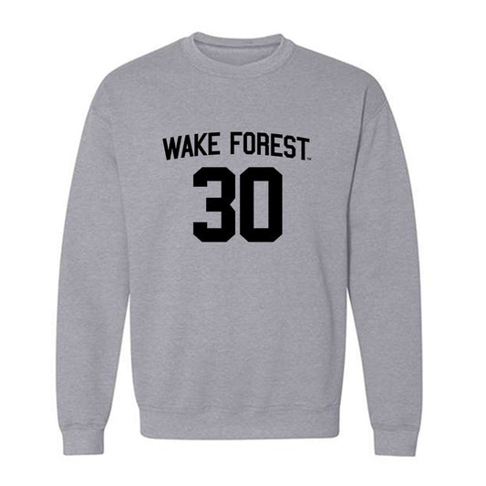 Wake Forest - NCAA Men's Soccer : Owen Barnett - Generic Shersey Crewneck Sweatshirt-0