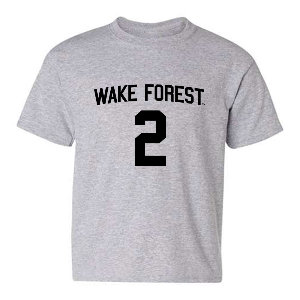 Wake Forest - NCAA Baseball : Logan D'Amico - Generic Shersey Youth T-Shirt-0