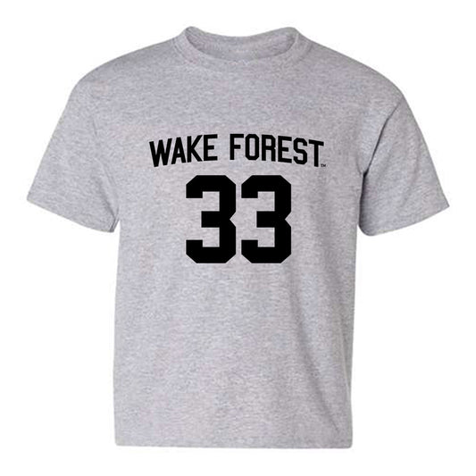 Wake Forest - NCAA Baseball : Nick Rubino - Generic Shersey Youth T-Shirt-0
