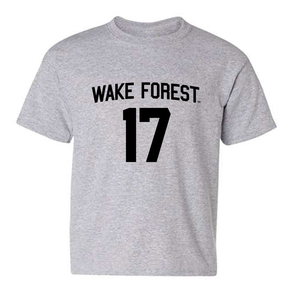 Wake Forest - NCAA Football : Grant Lawless - Generic Shersey Youth T-Shirt-0