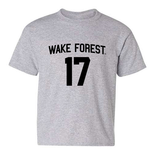 Wake Forest - NCAA Football : Grant Lawless - Generic Shersey Youth T-Shirt-0