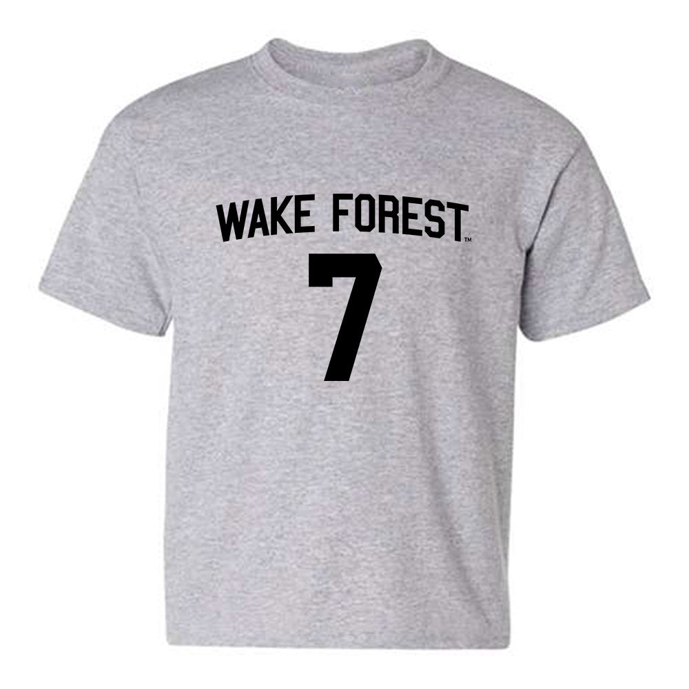 Wake Forest - NCAA Women's Volleyball : Elena Dragani - Generic Shersey Youth T-Shirt-0