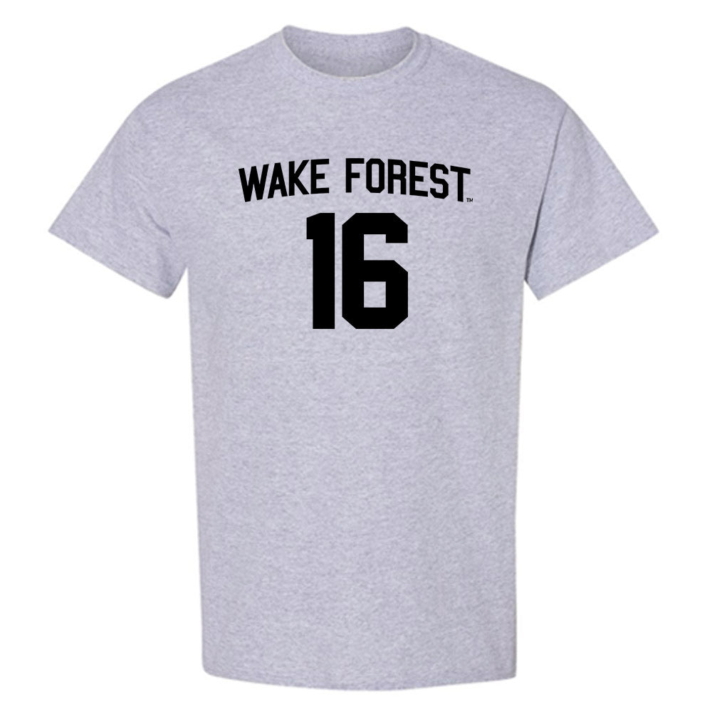 Wake Forest - NCAA Baseball : Evan Jones - Generic Shersey T-Shirt-0